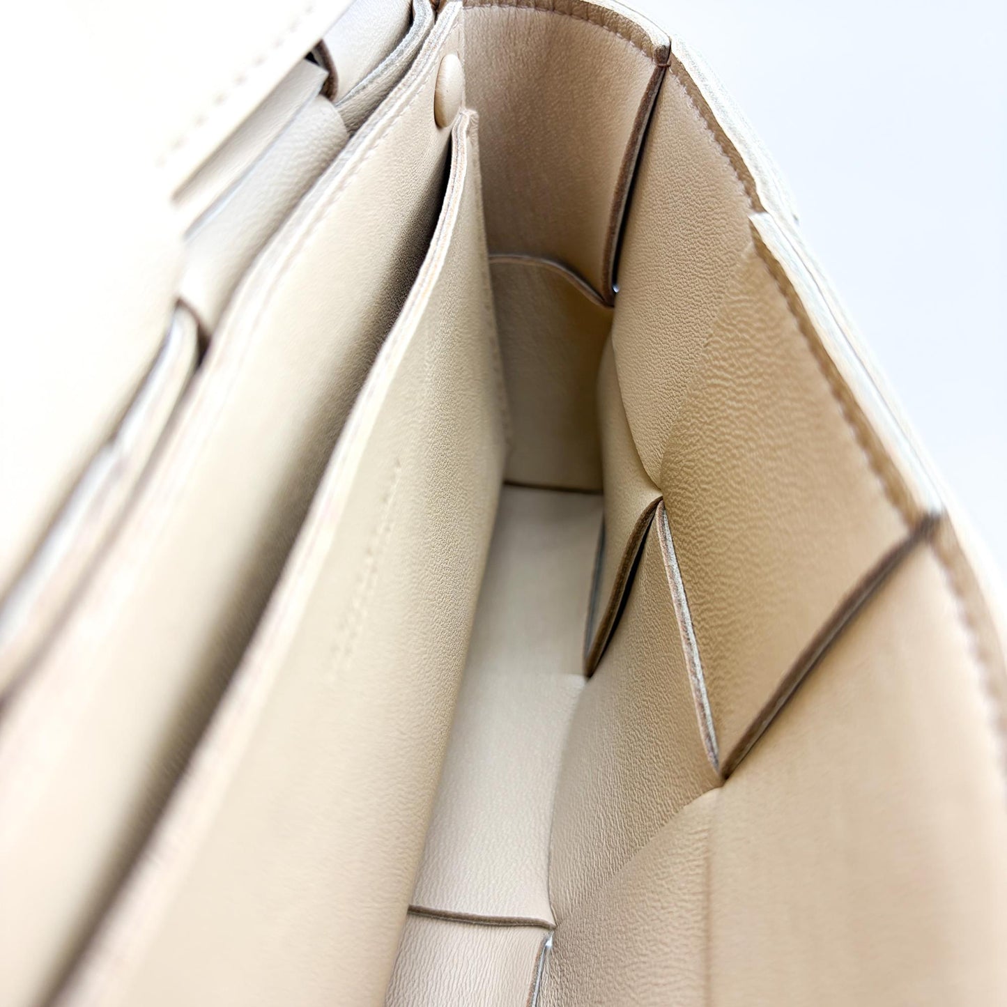 Bottega Veneta Cassette Bag Almond