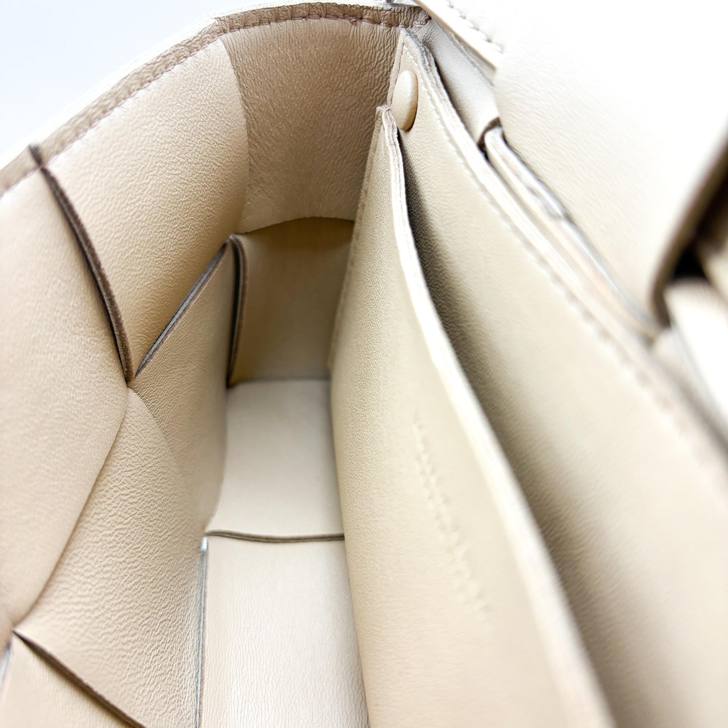 Bottega Veneta Cassette Bag Almond