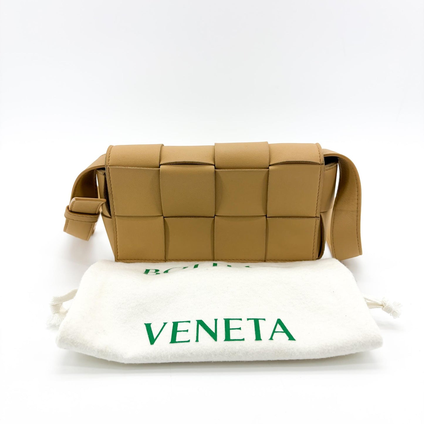 Bottega Veneta Cassette Bag Almond