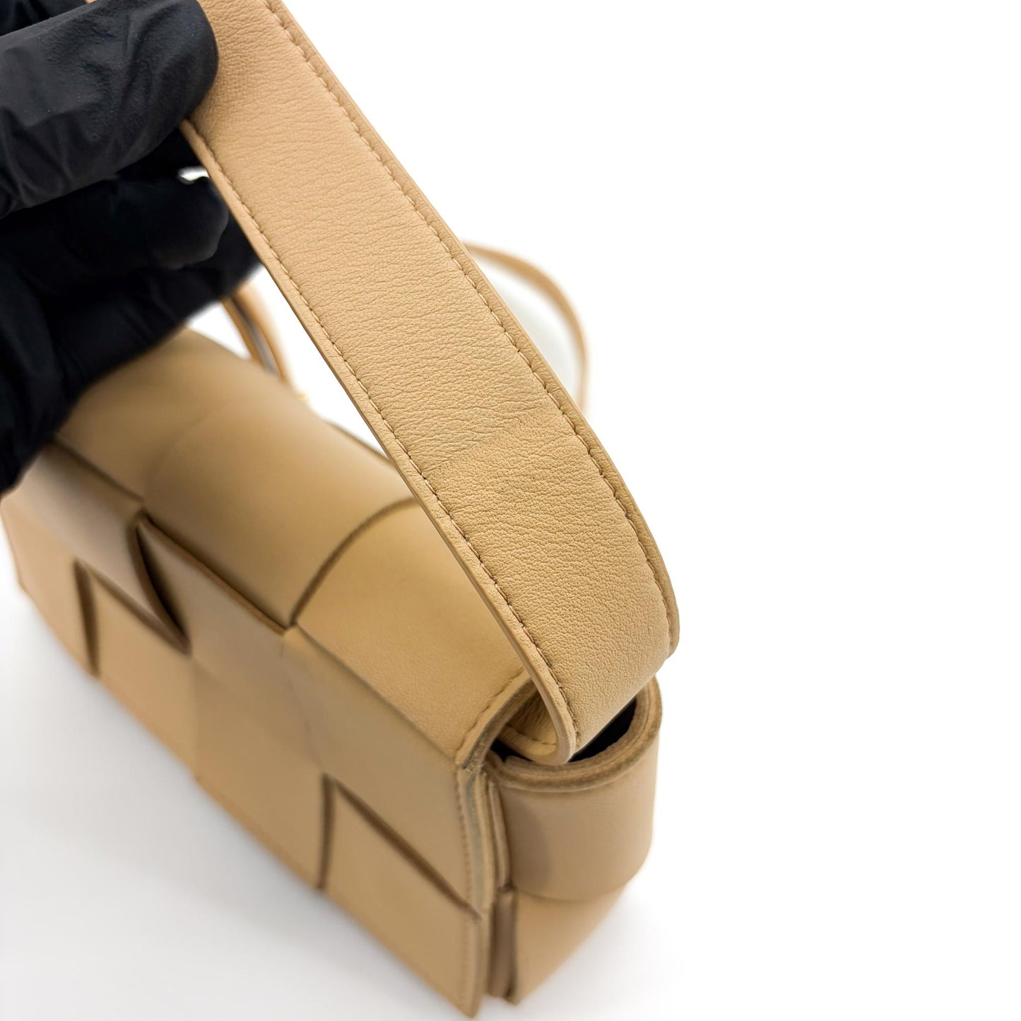 Bottega Veneta Cassette Bag Almond