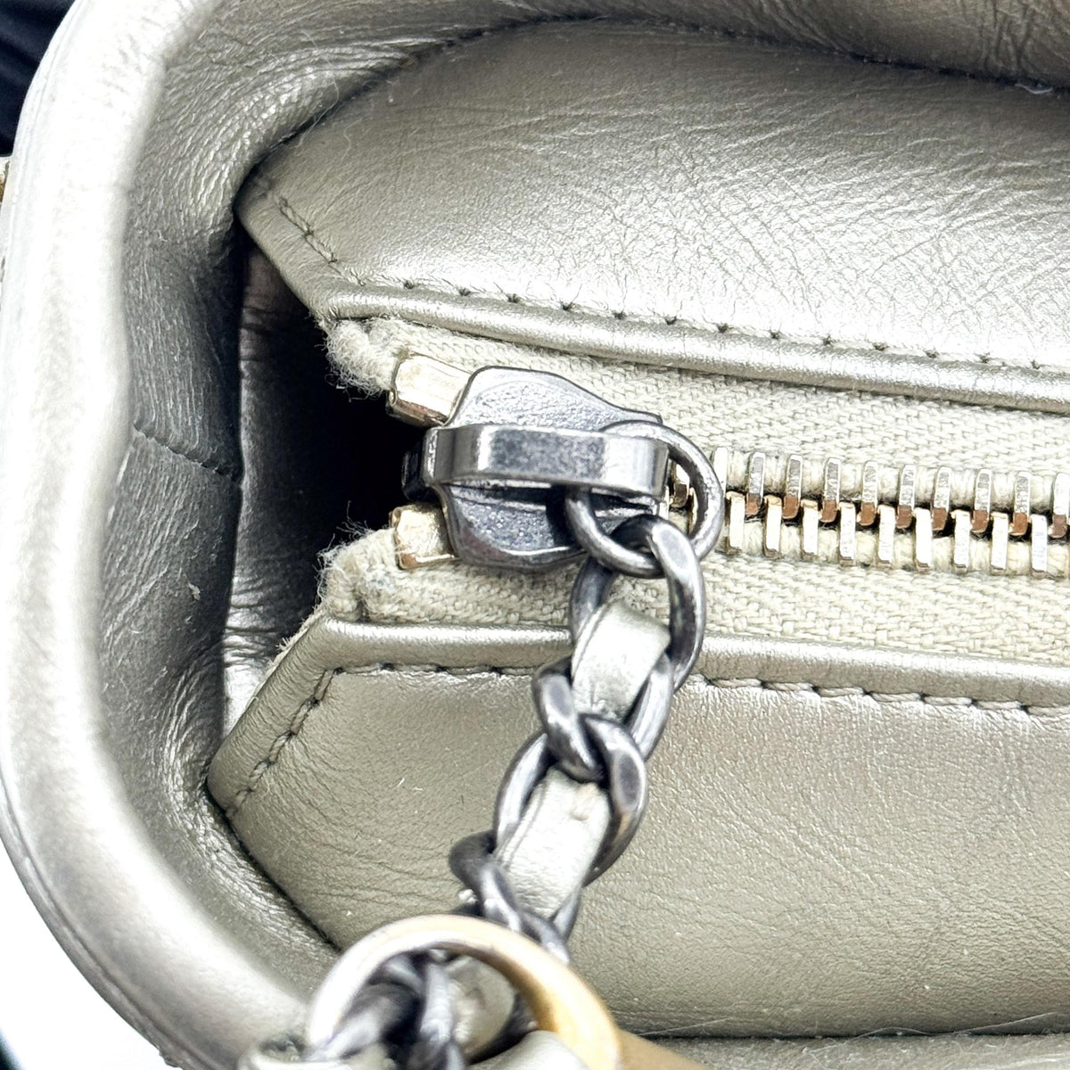 Chanel Gabrielle Small Hobo Bag Metallic Gold