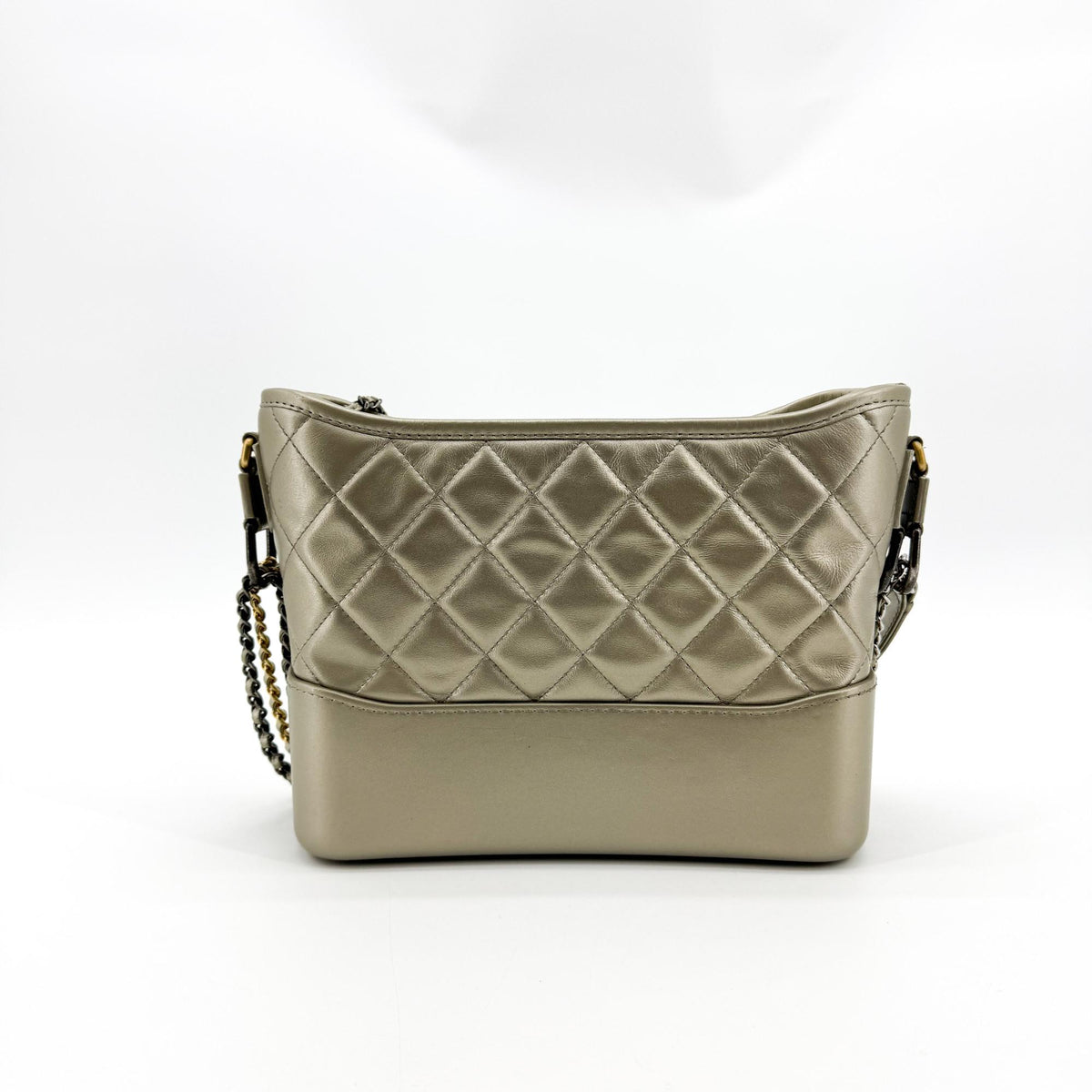 Chanel Gabrielle Small Hobo Bag Metallic Gold