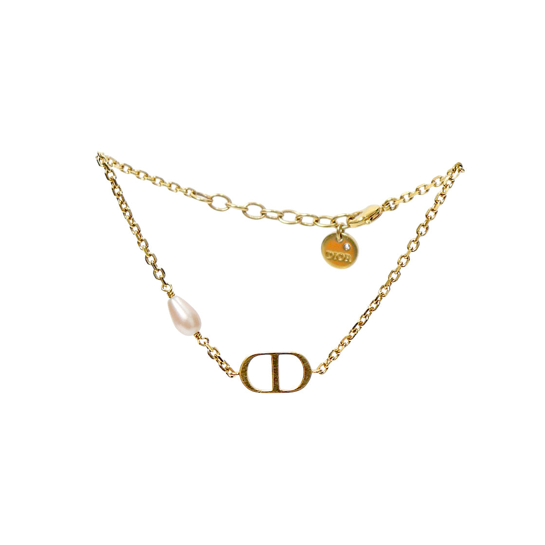 Dior Pearl Petite CD Gold Bracelet