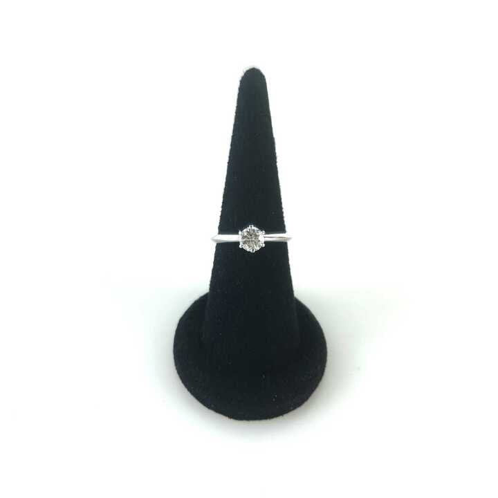 13 Ann Co. Platinum Diamond Ring 0.71ct