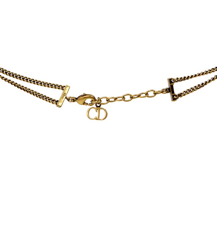 Dior Zadig & Gabrielle Gold Choker Necklace