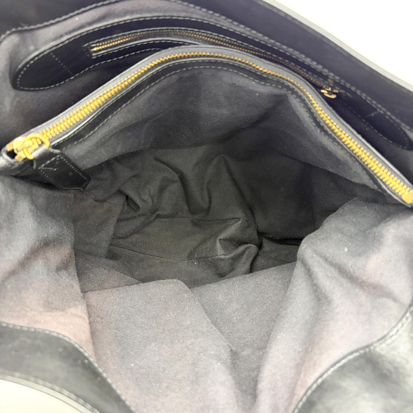 Burberry Medium Haymarket Check Buckle Hobo Bag Beige Black