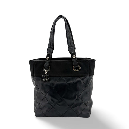 Chanel Paris Biarritz Tote Bag PM Black