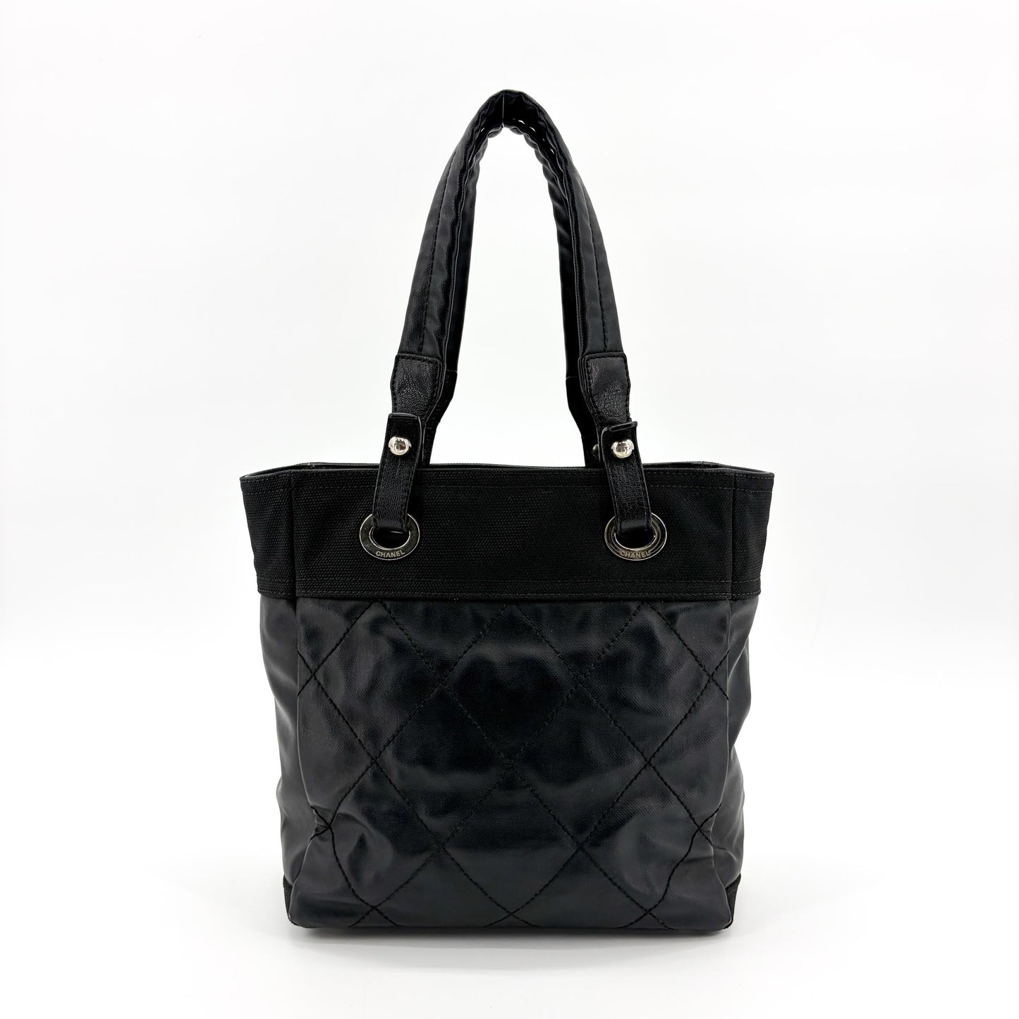 Chanel Paris Biarritz Tote Bag PM Black