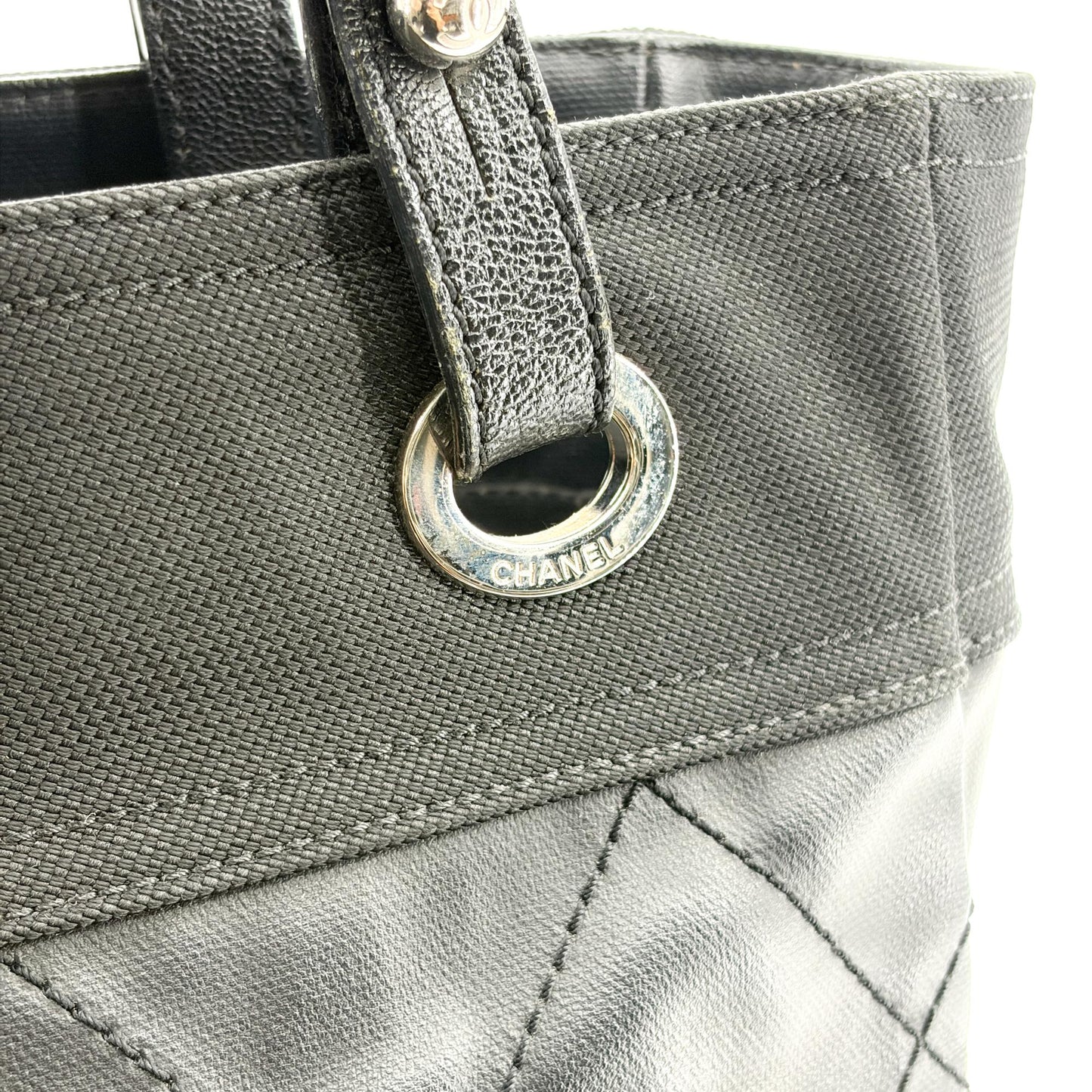 Chanel Paris Biarritz Tote Bag PM Black