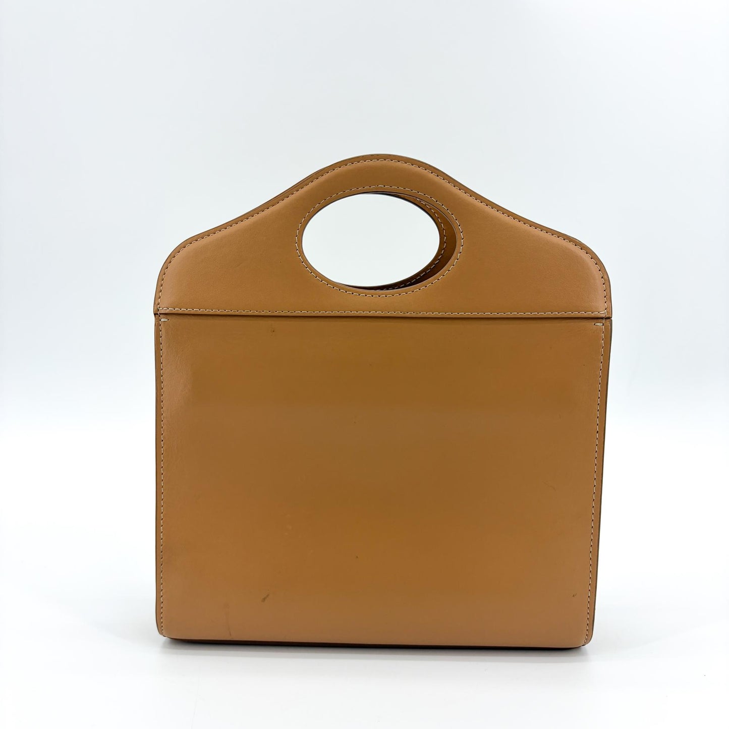 Burberry Leather Mini Pocket Bag Brown