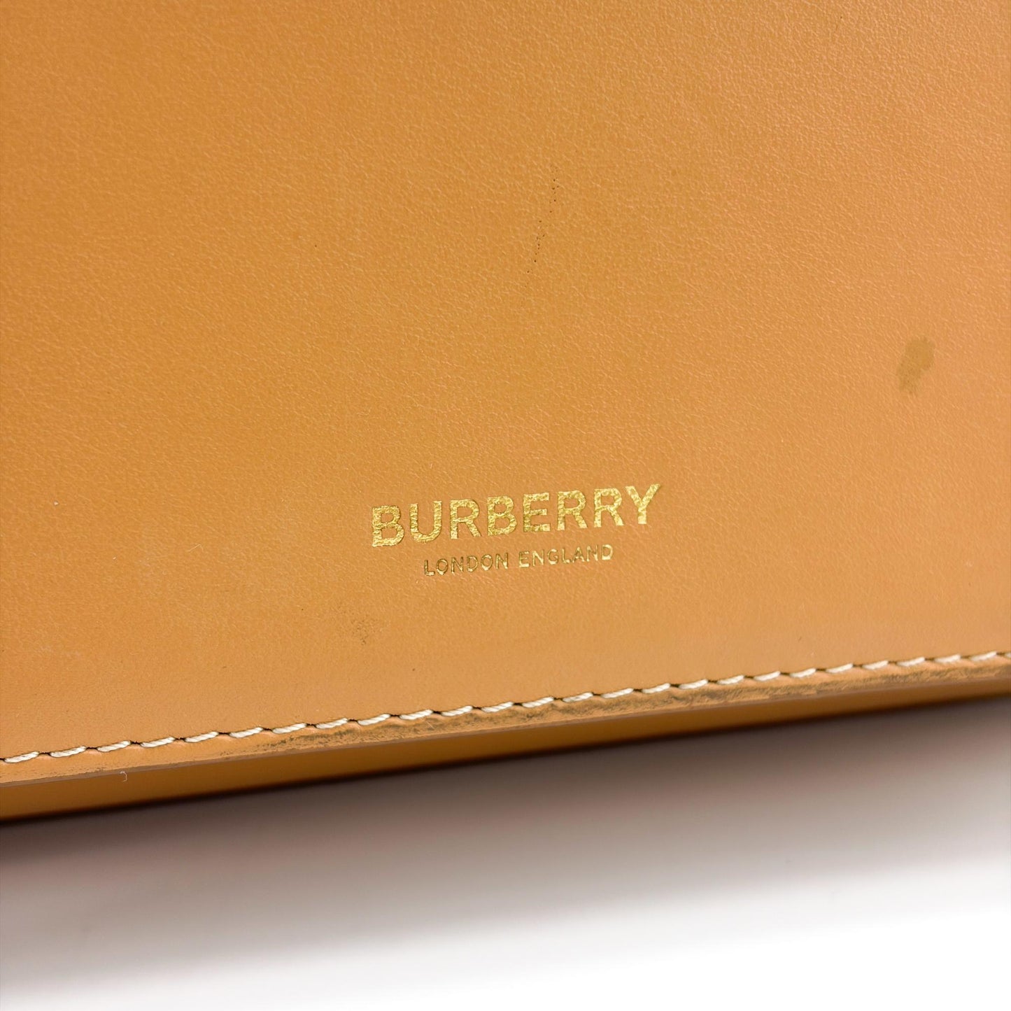 Burberry Leather Mini Pocket Bag Brown