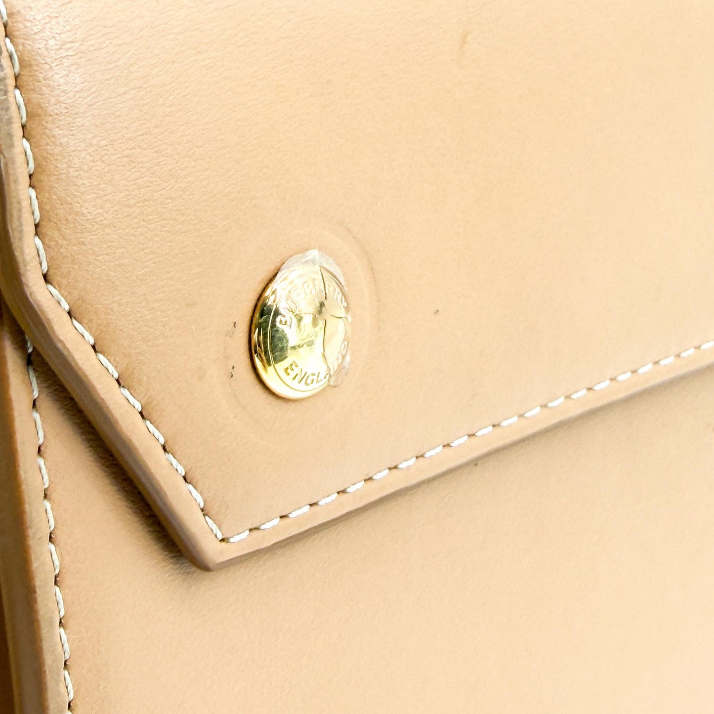 Burberry Leather Mini Pocket Bag Brown