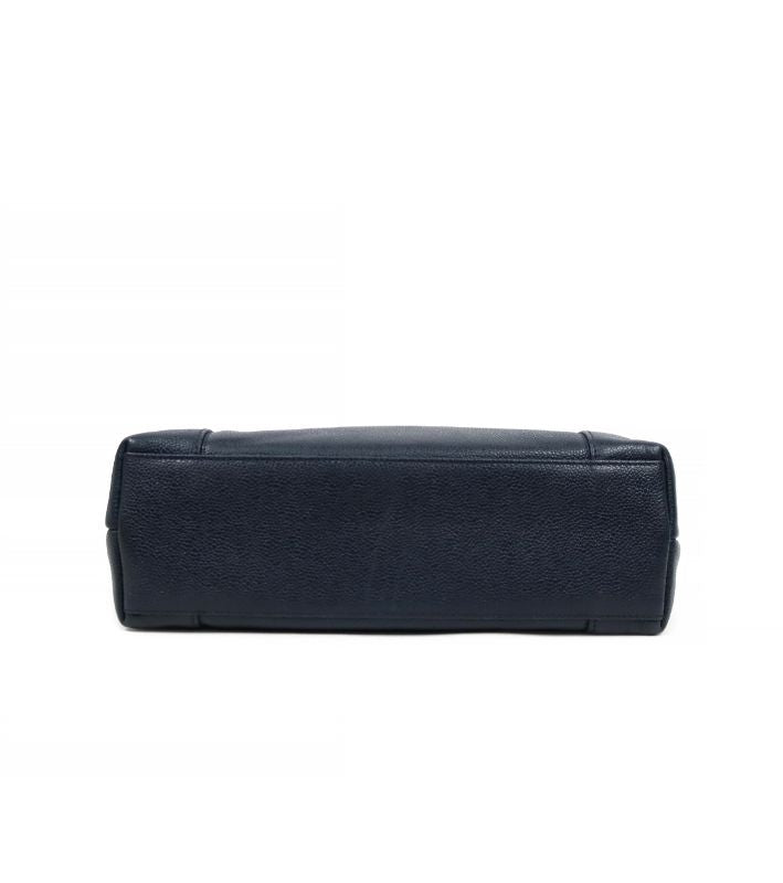 Chanel Navy Caviar Flap Shoulder Bag