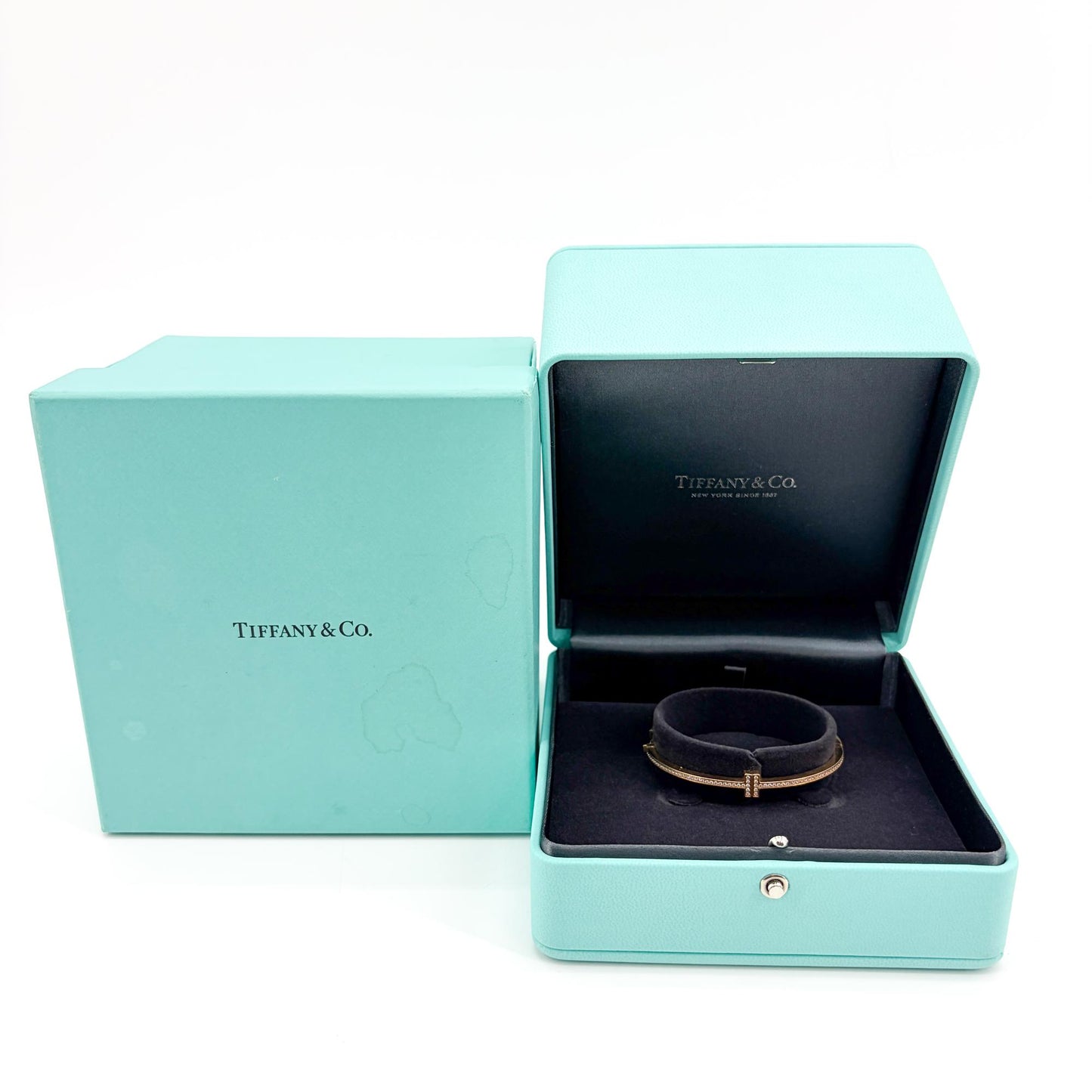 ティファニー T トゥー ヒンジ バングル 18K イエローゴールド ダイヤモンド