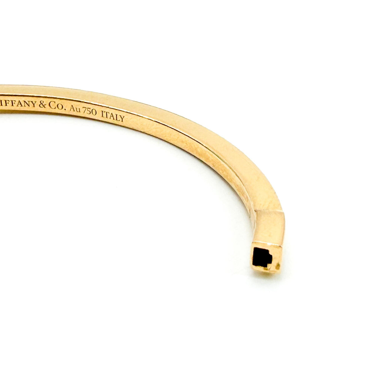 ティファニー T トゥー ヒンジ バングル 18K イエローゴールド ダイヤモンド