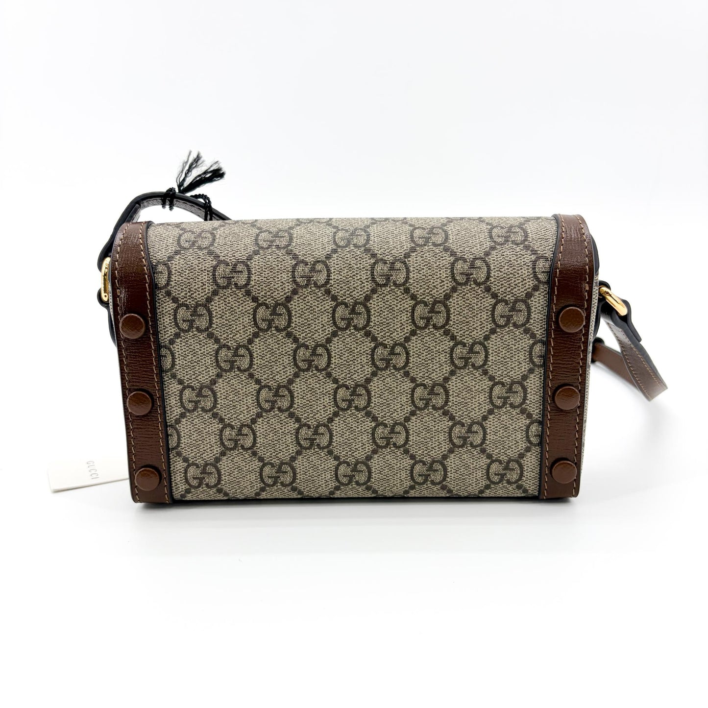 Gucci Horsebit 1955 Mini Bag GG Supreme Brown