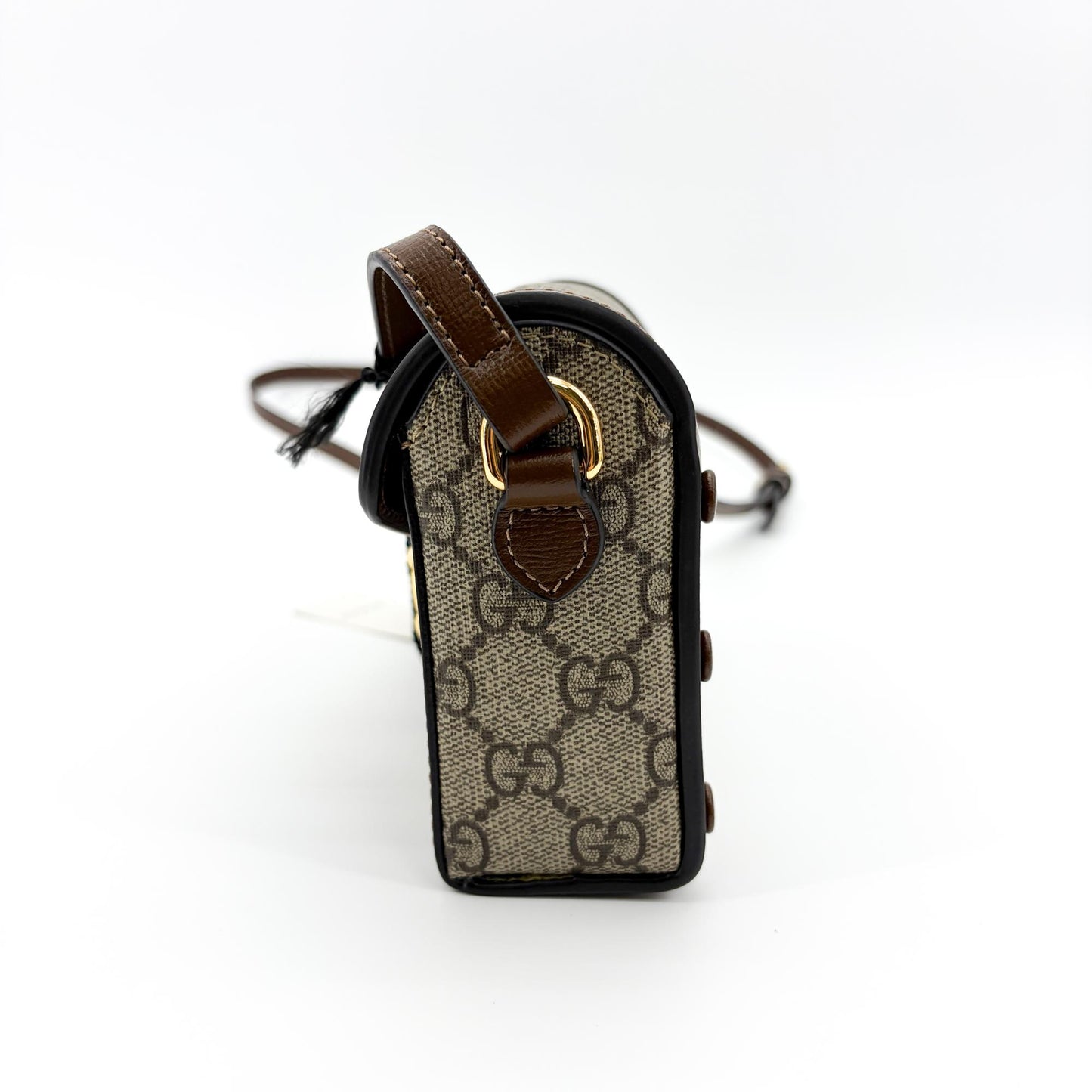 Gucci Horsebit 1955 Mini Bag GG Supreme Brown