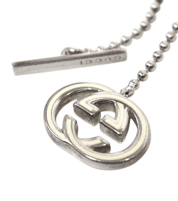 Gucci Interlocking G Bar Silver Bracelet