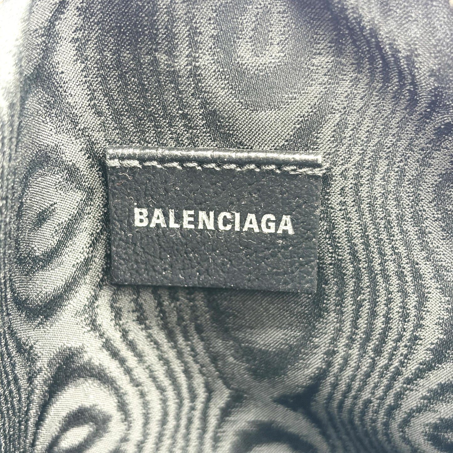Balenciaga x Gucci BB Monogram Signature Messenger Bag Black