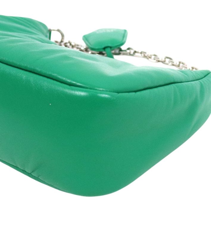 Prada Green Padded 2005 Re-edition Multi Hobo Crossbody Bag