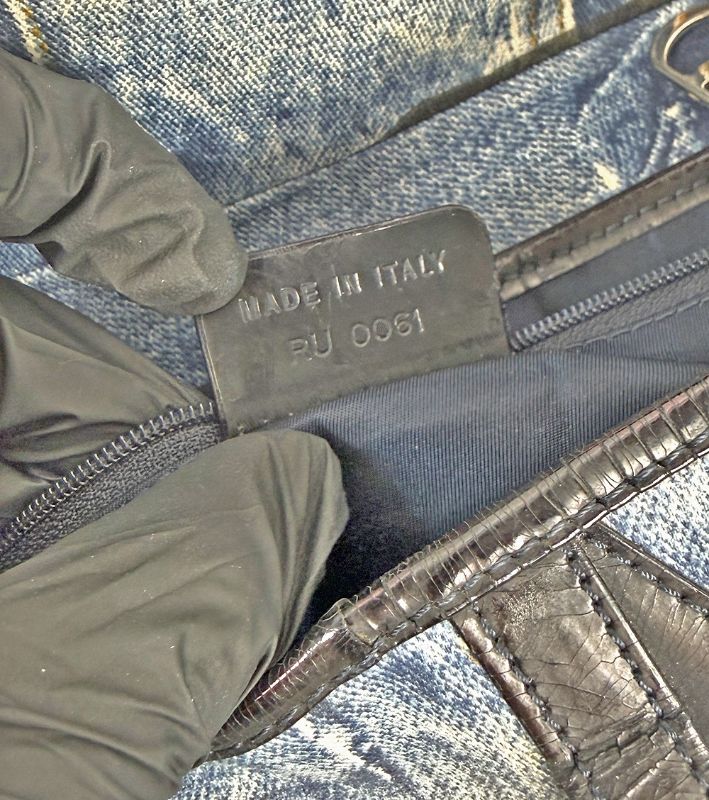 Dior Denim Saddle Bag