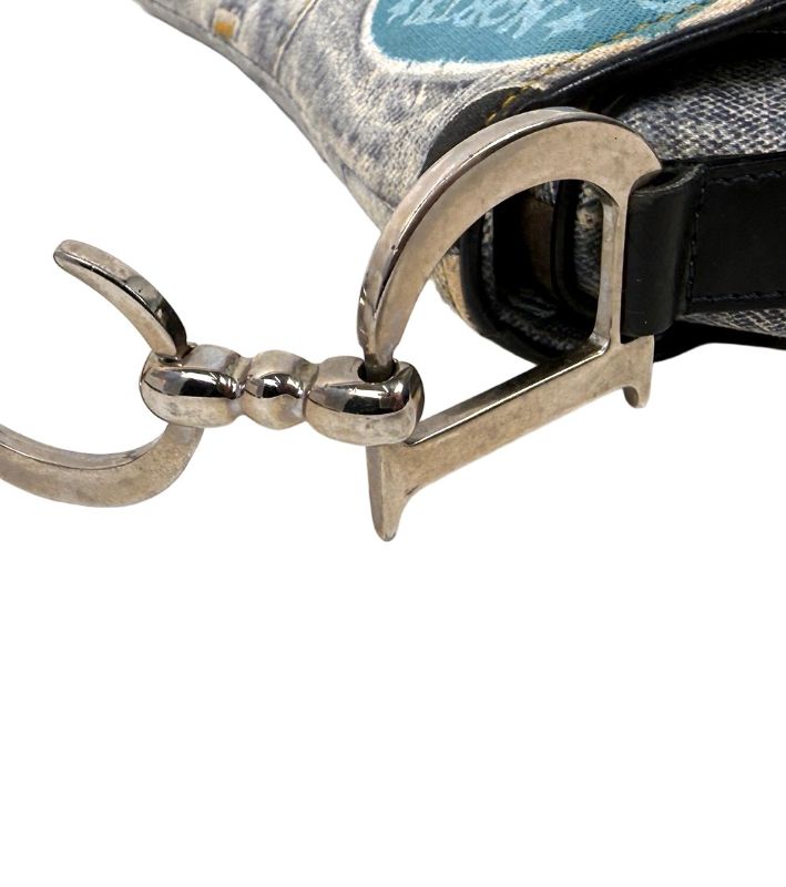 Dior Denim Saddle Bag