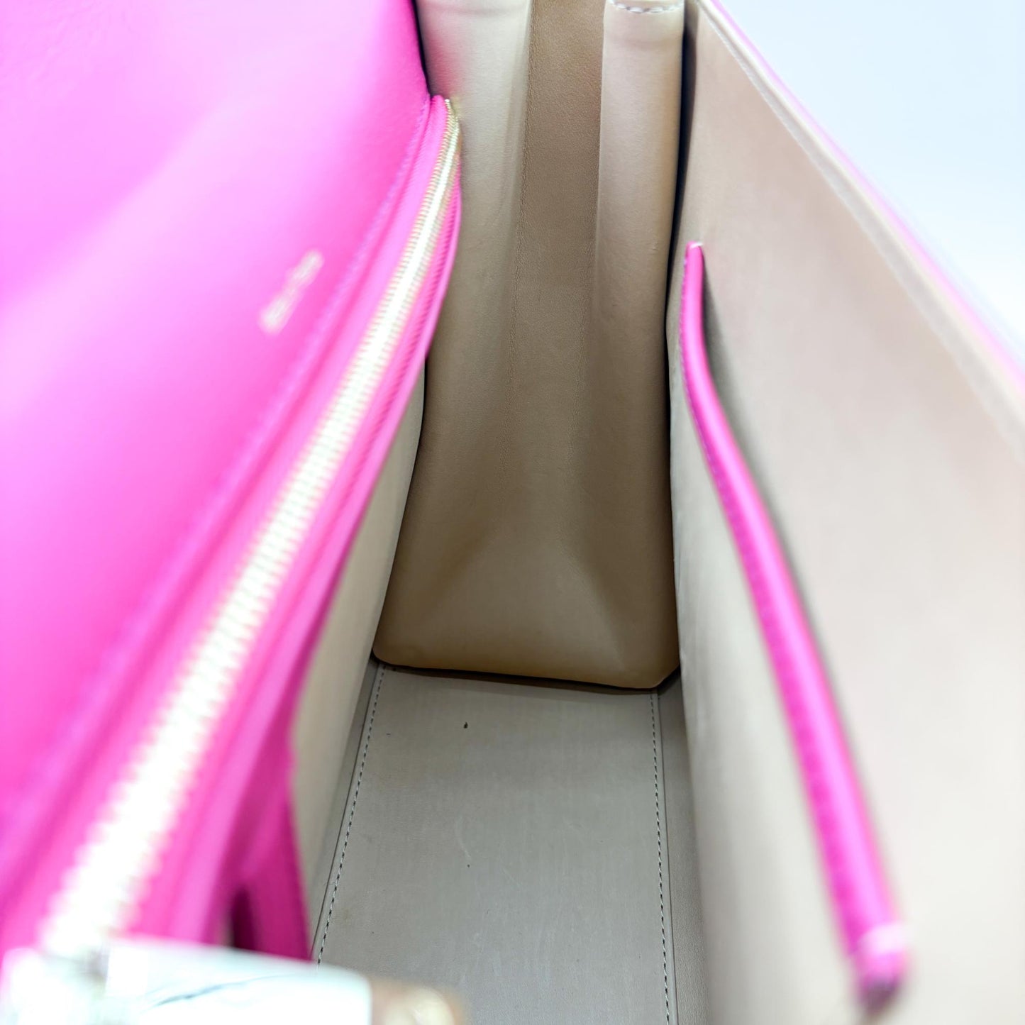Delvaux Tampette Medium Peony Pink Gold Hardware