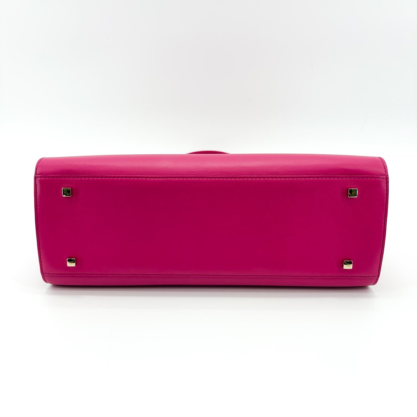 Delvaux Tampette Medium Peony Pink Gold Hardware