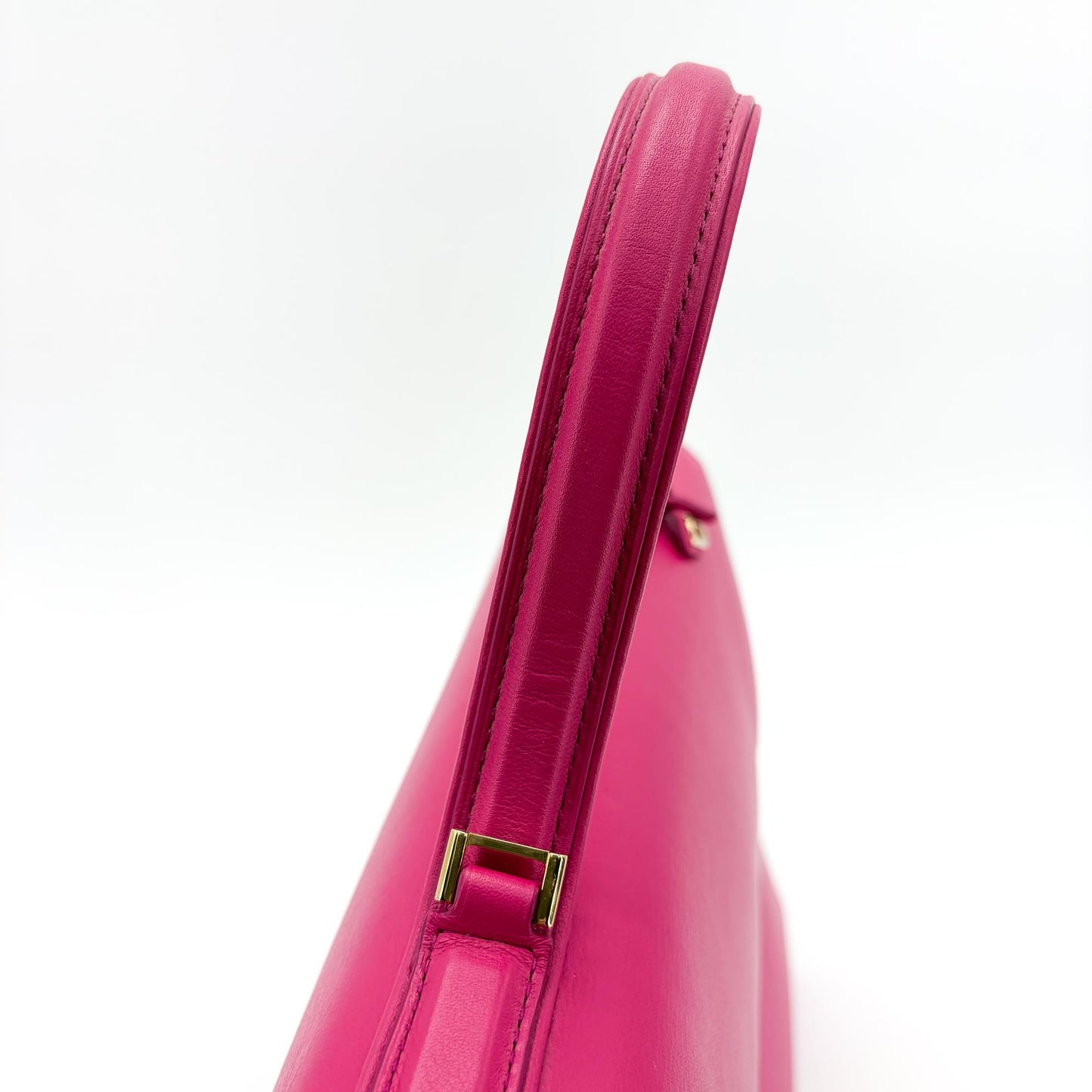 Delvaux Tampette Medium Peony Pink Gold Hardware