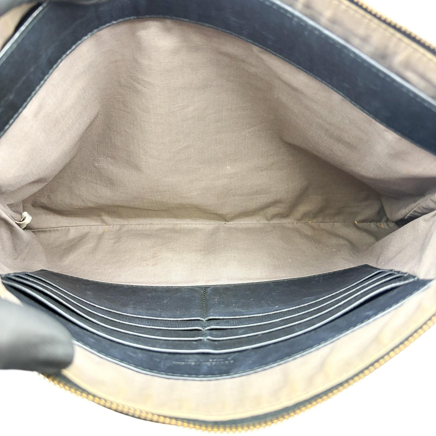 Bottega Veneta Intrecciato Cosmetic Case Black