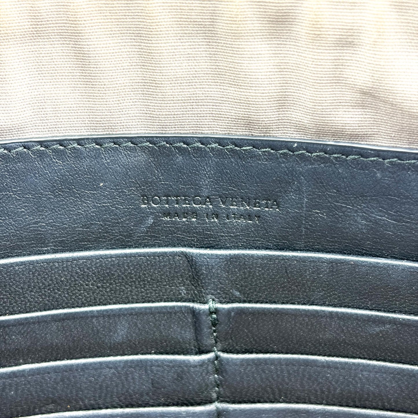 Bottega Veneta Intrecciato Cosmetic Case Black