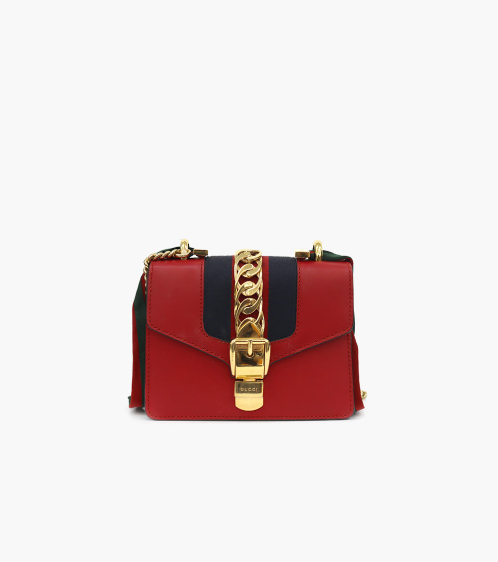 Gucci Red Sylvie Bag