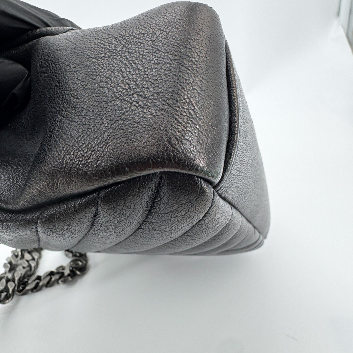 Saint Laurent Medium College Top Handle Bag Black