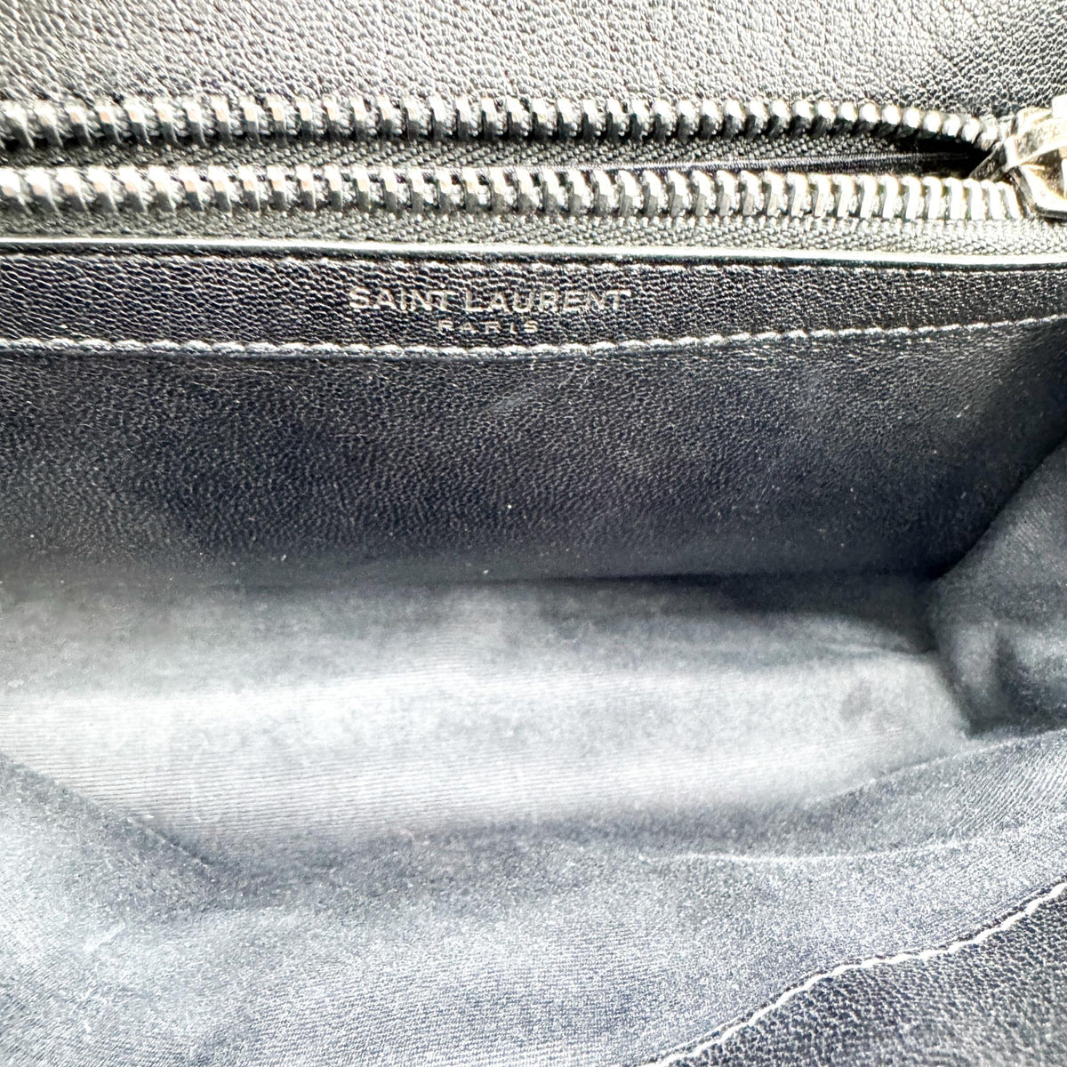 Saint Laurent Medium College Top Handle Bag Black