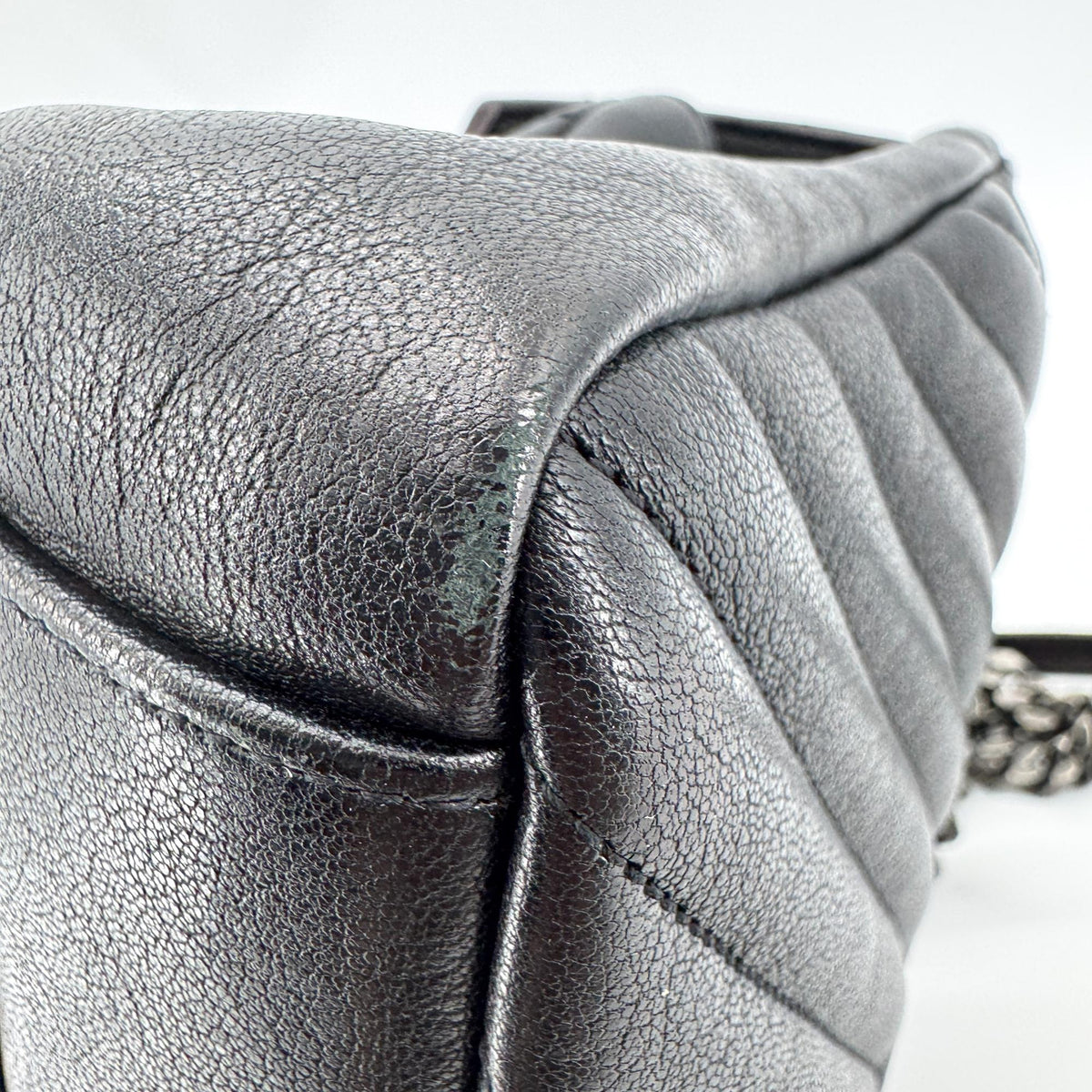 Saint Laurent Medium College Top Handle Bag Black