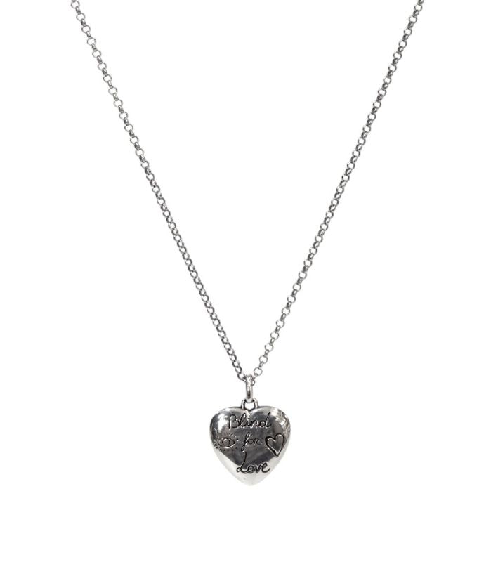 Gucci Blind for Love Silver Necklace