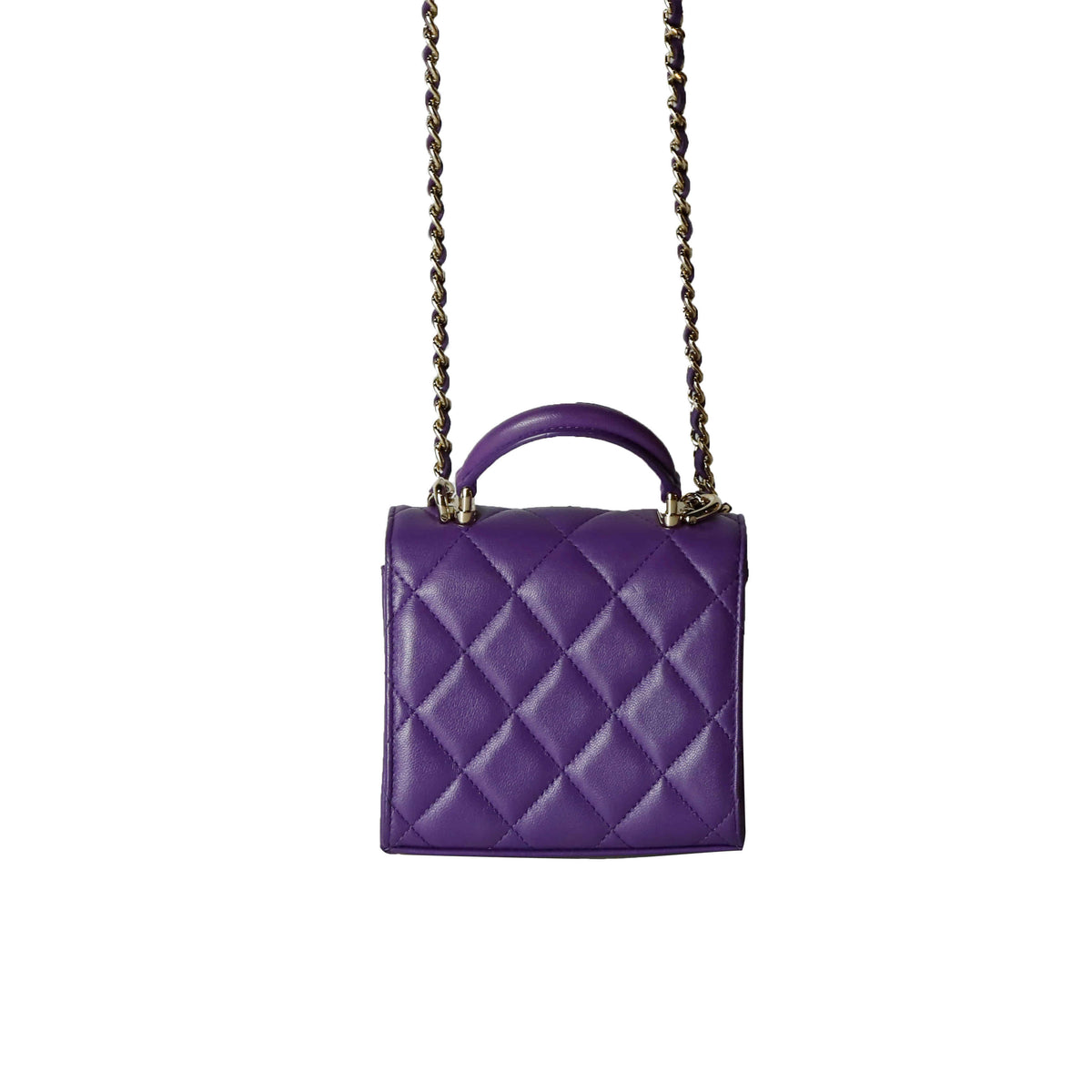 Mini Metal Top Handle Shoulder Bag Crossbody Bag AP2682