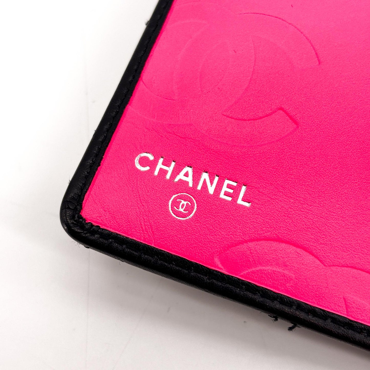 Chanel Cambon Line Flap Long Wallet Black White