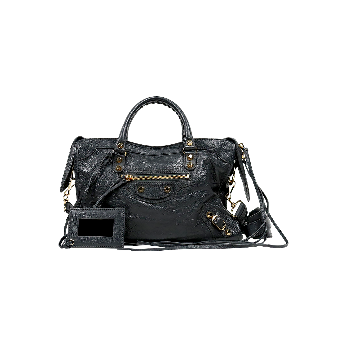 Balenciaga Gray Motor Bag