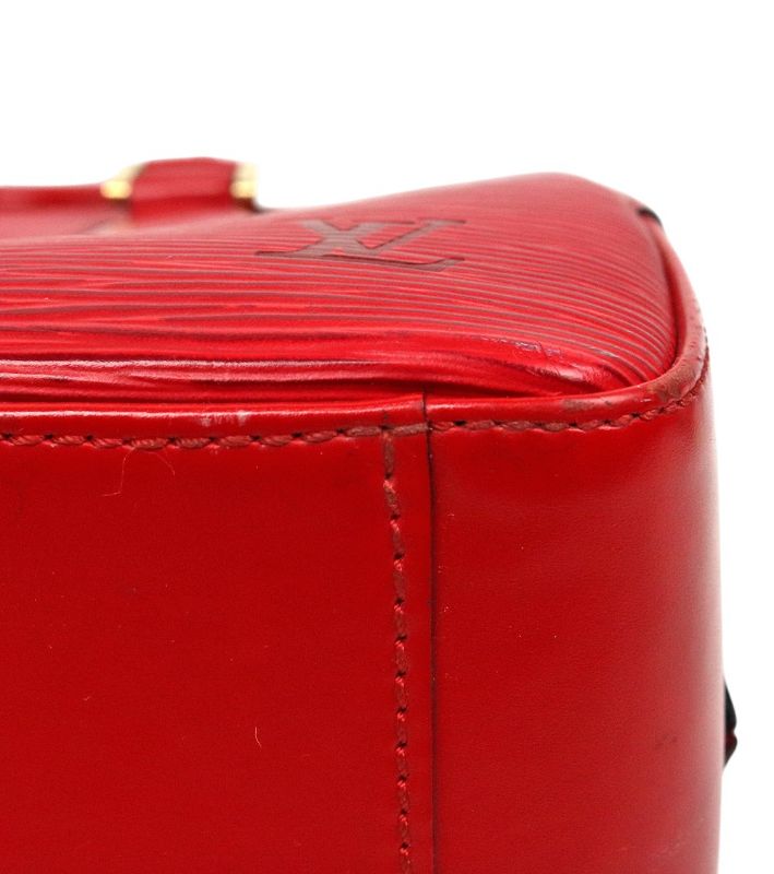 Louis Vuitton Red Epi Chablon Tote Bag