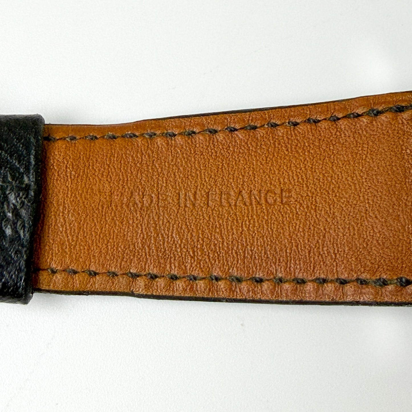 Hermès H-Hour MM Silver White Dial Black Strap