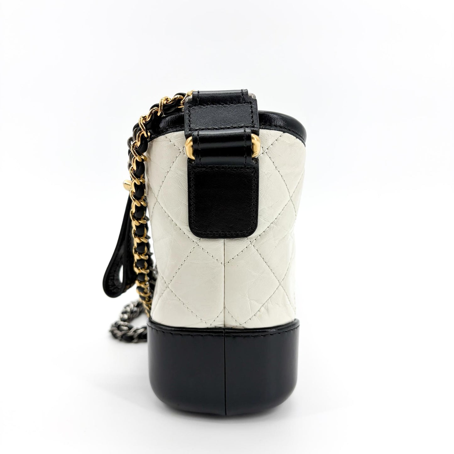Chanel Small Gabrielle Hobo Bag Black & White
