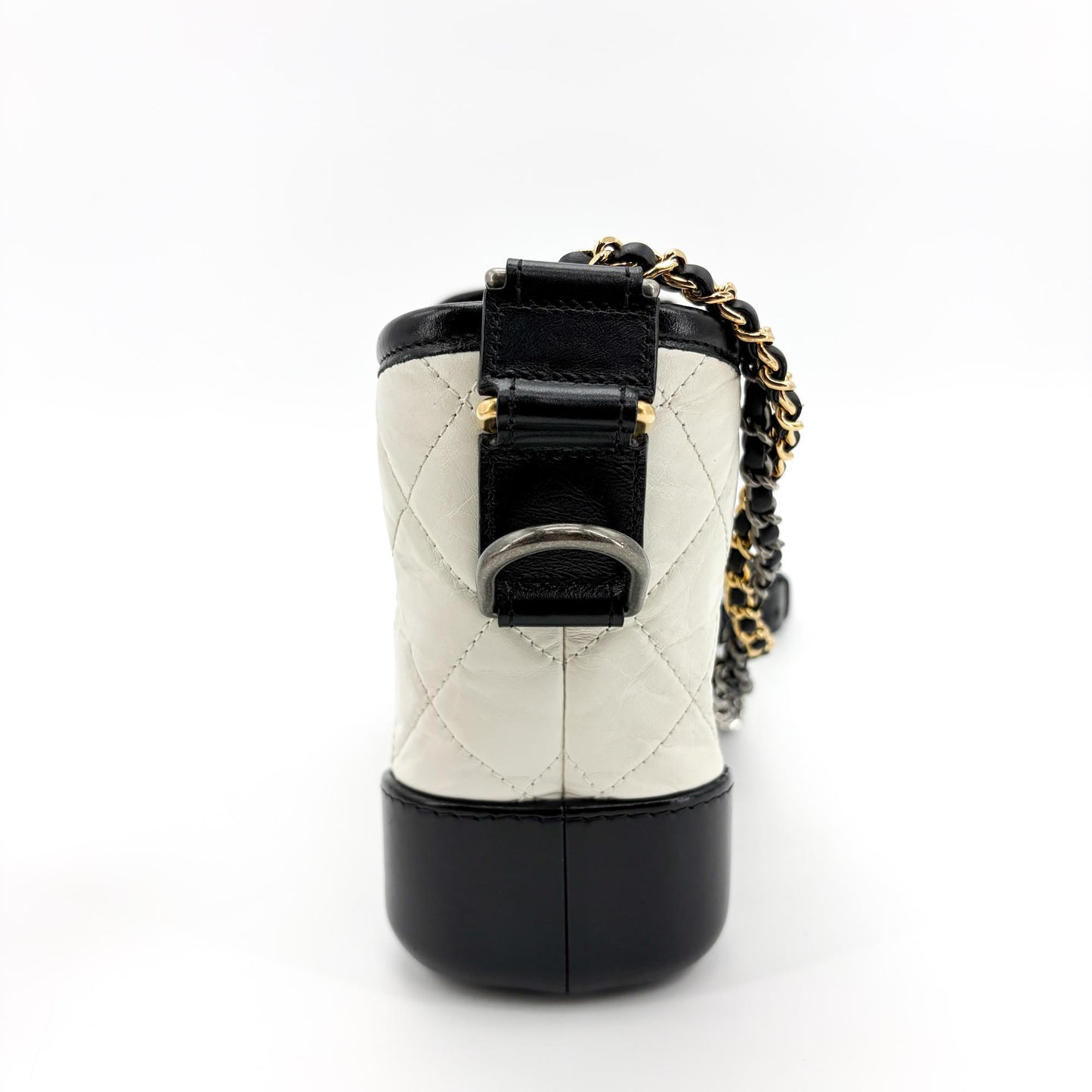Chanel Small Gabrielle Hobo Bag Black & White