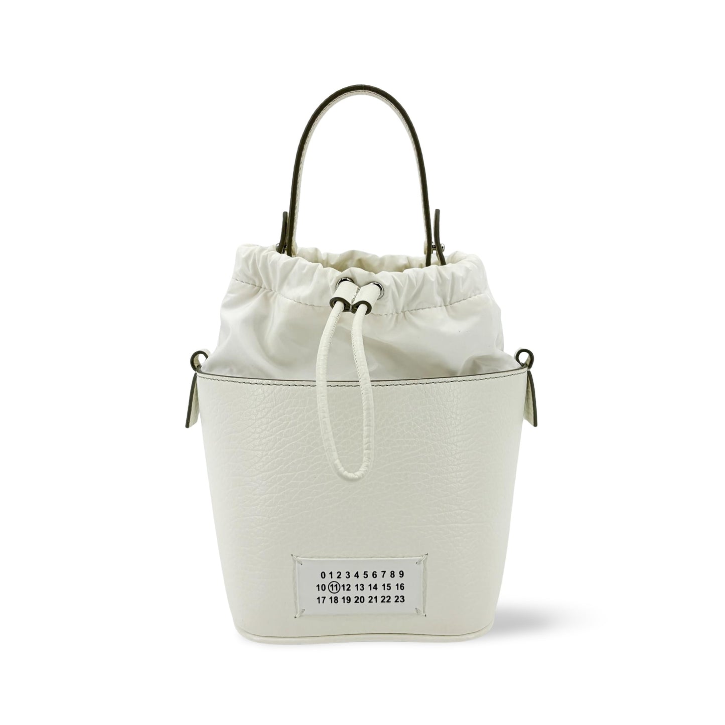 Maison Margiela 5AC Bucket Bag Micro White