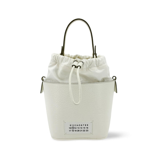 Maison Margiela 5AC Bucket Bag Micro White