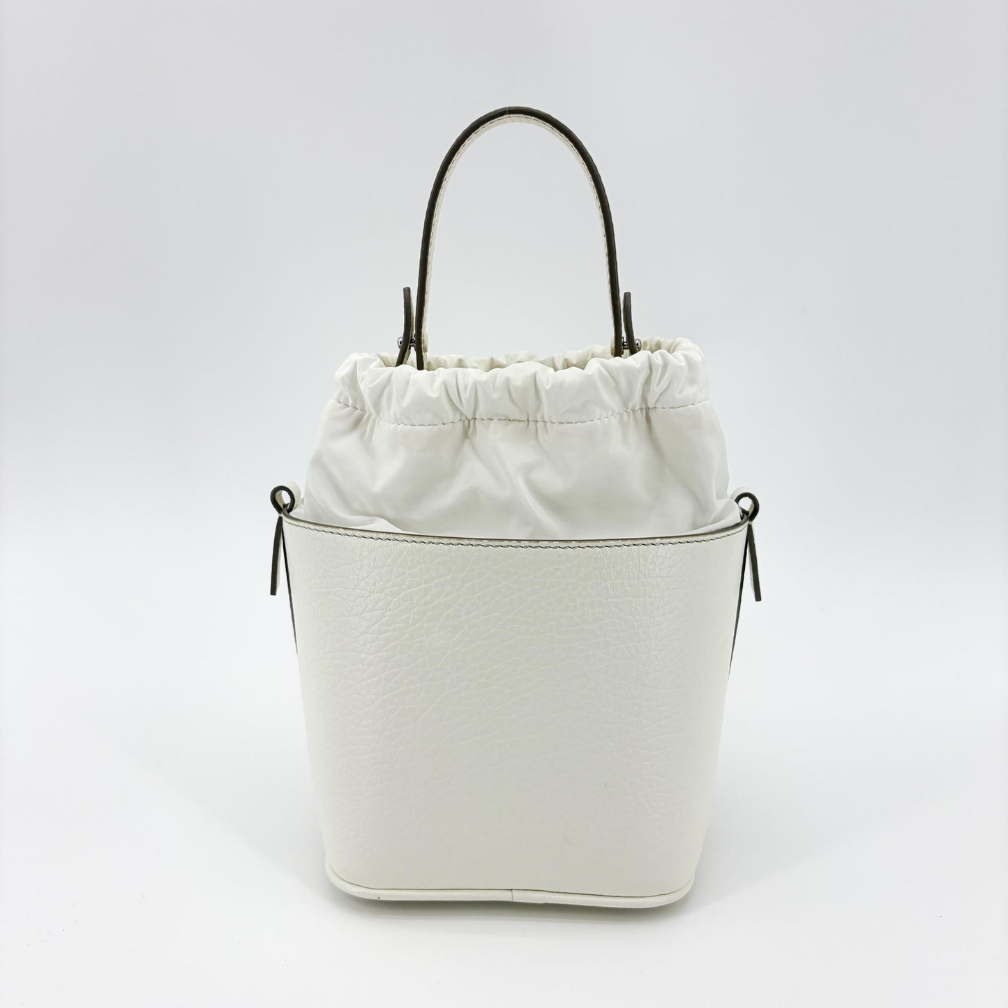 Maison Margiela 5AC Bucket Bag Micro White