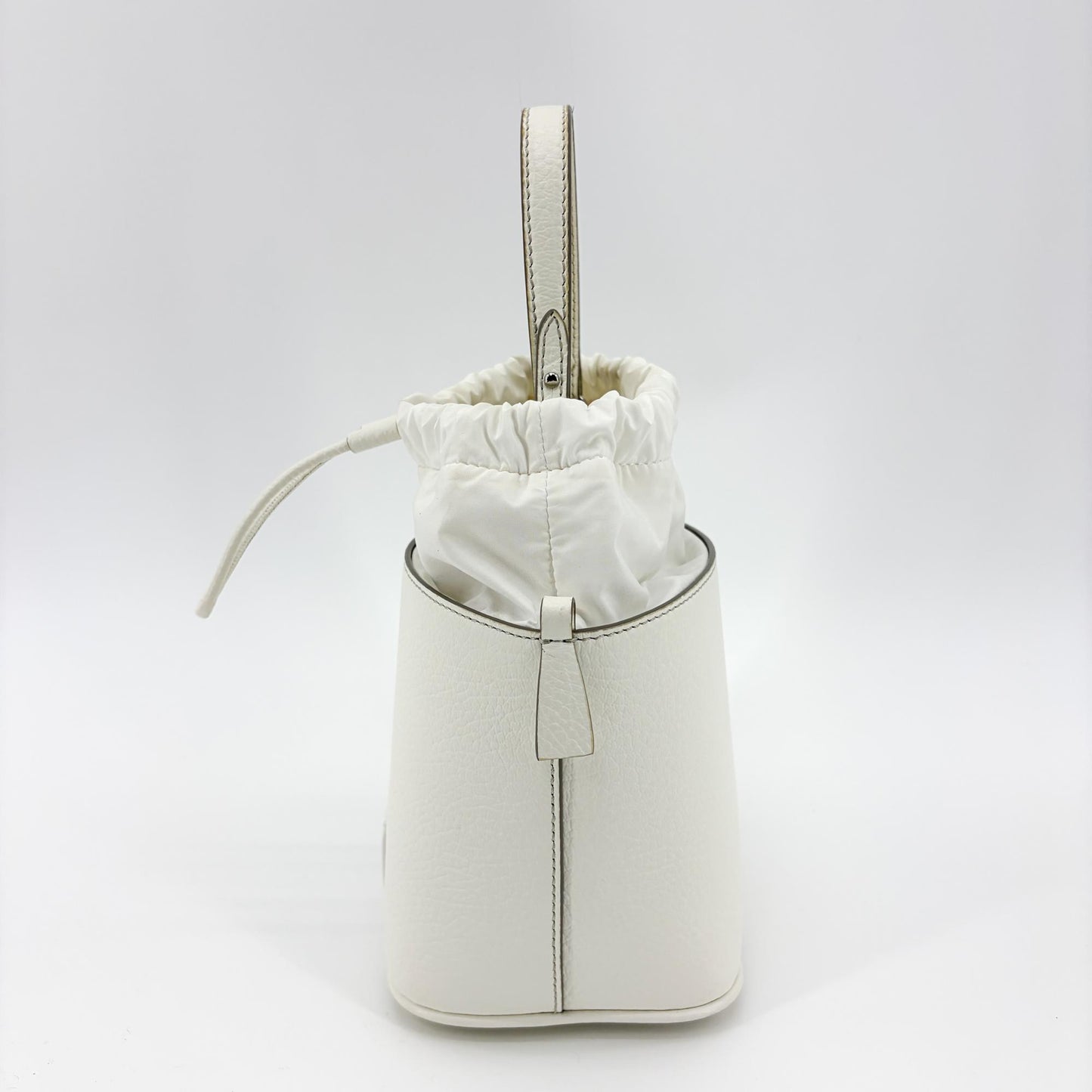 Maison Margiela 5AC Bucket Bag Micro White