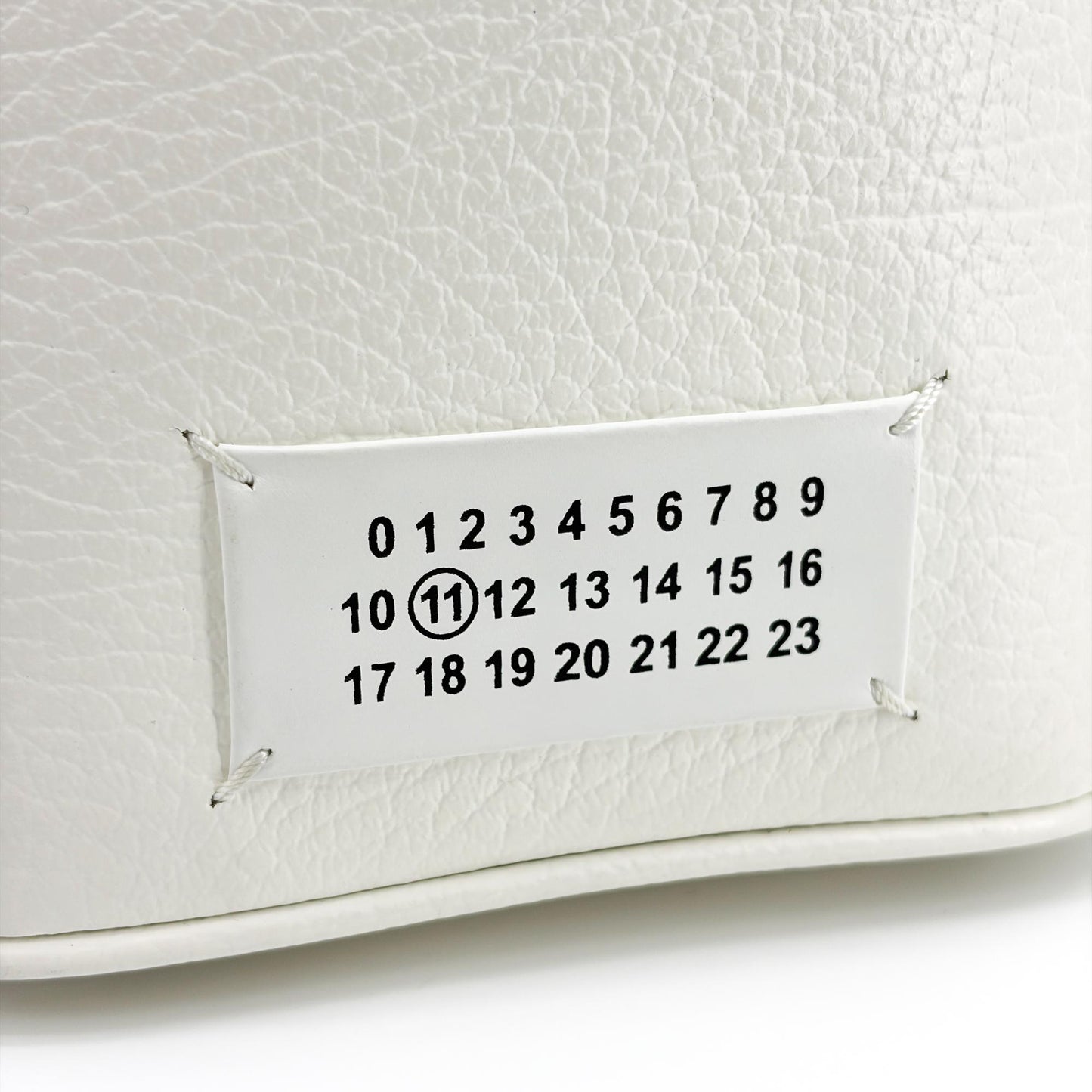 Maison Margiela 5AC Bucket Bag Micro White