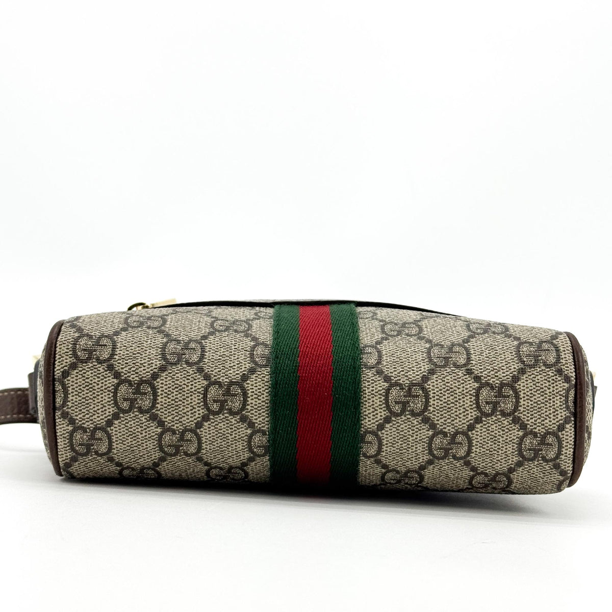 Gucci Ophidia GG Mini Crossbody Bag Beige Ebony