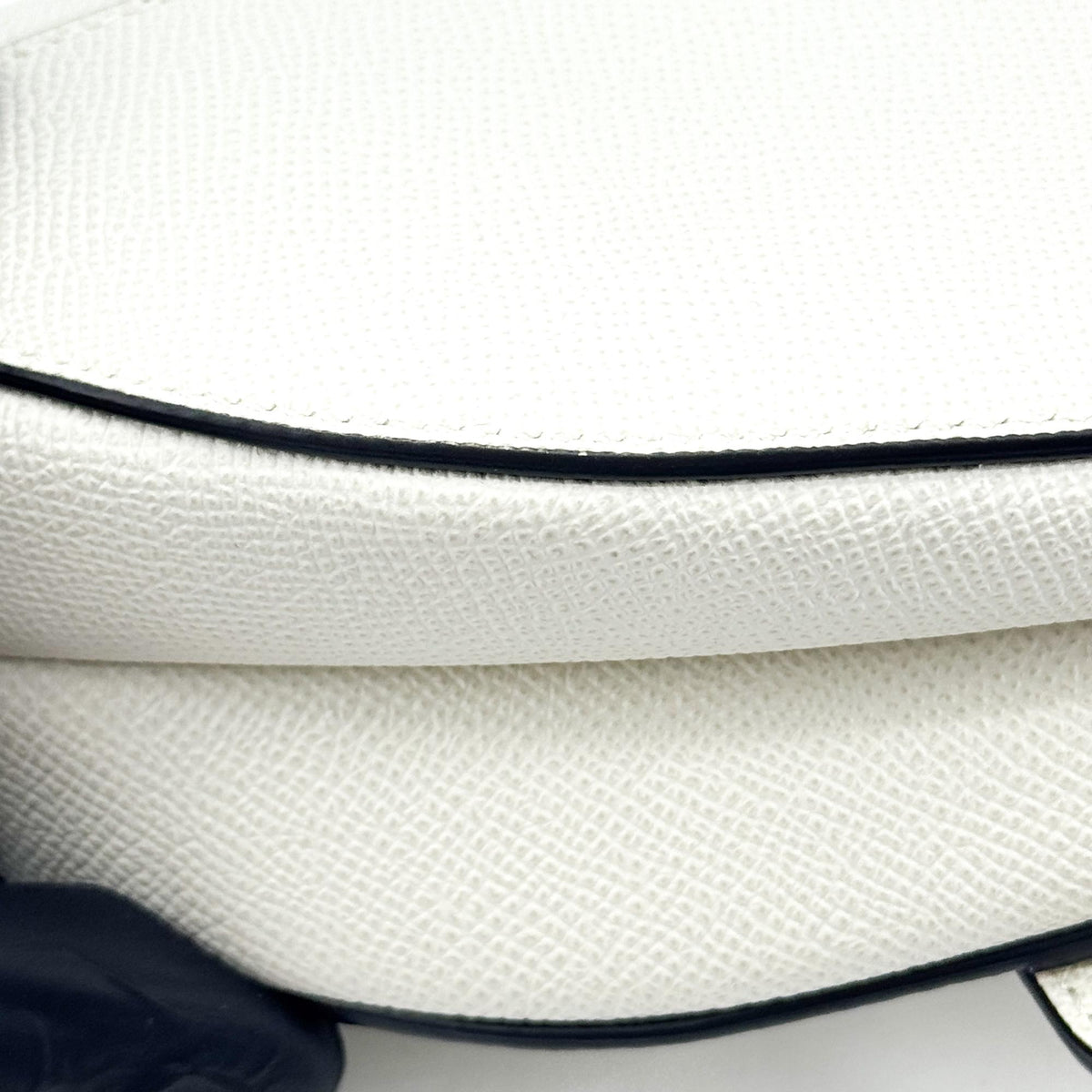 Dior Medium Saddle Bag White Gold Hardware